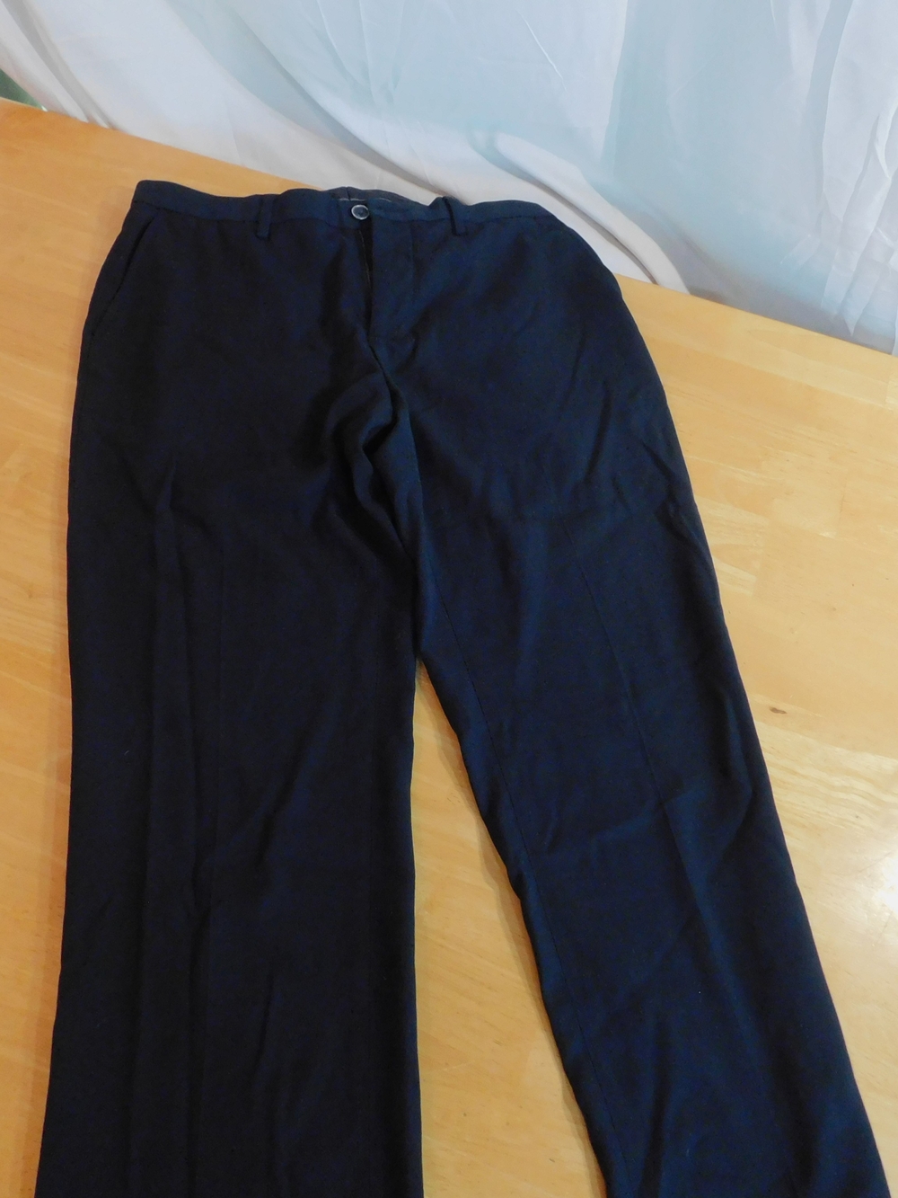 Marc Anthony Men's Navy Dress Pants - Straight Leg